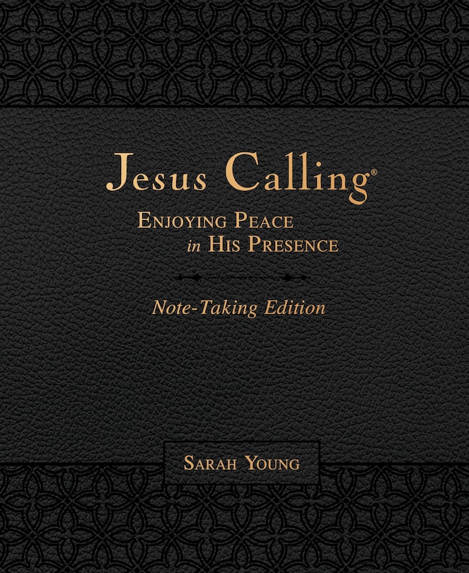 Jesus Calling Note-taking Edition, Leathersoft, Black, With Full Scriptures: Enjoying Peace In His Presence image number 0