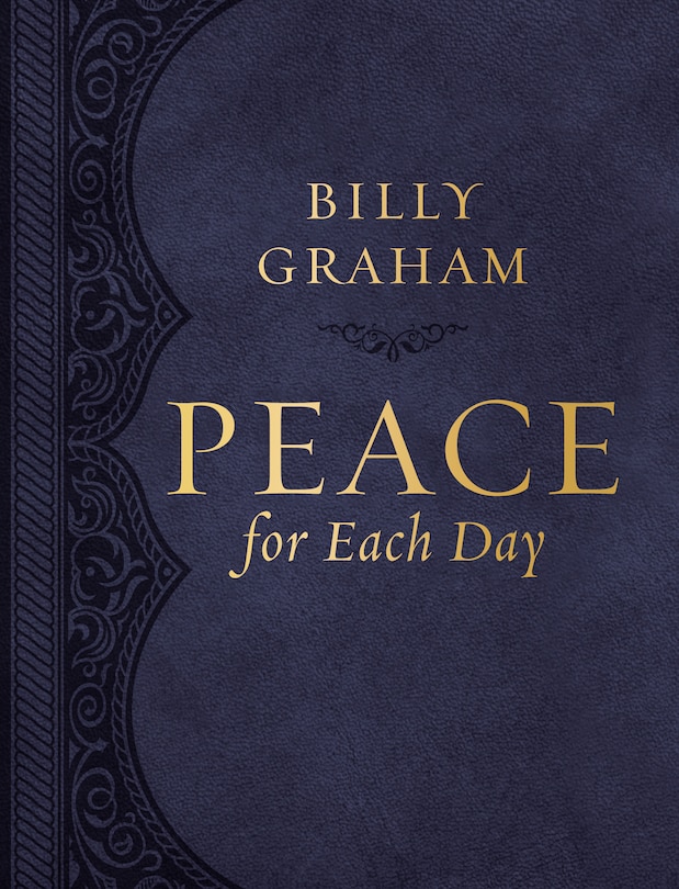 Front cover_Peace for Each Day, Large Text Leathersoft