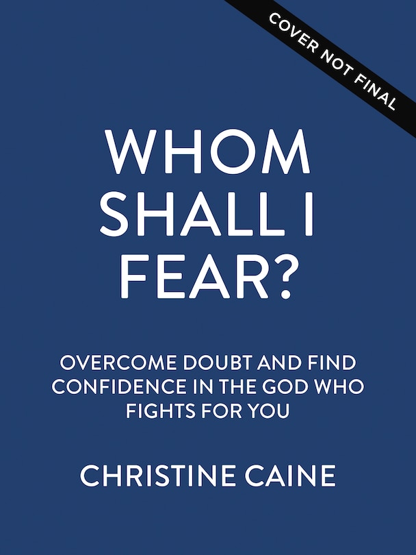 Front cover_Whom Shall I Fear?