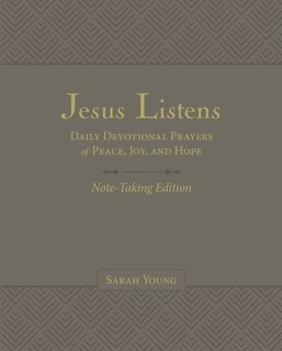 Front cover_Jesus Listens Note-Taking Edition, Leathersoft, Gray, with Full Scriptures
