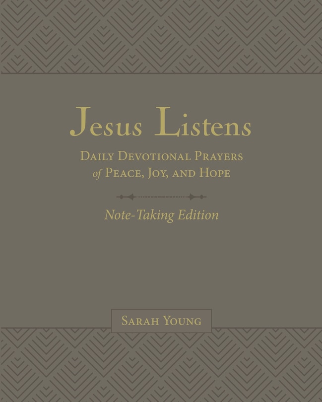 Front cover_Jesus Listens Note-Taking Edition, Leathersoft, Gray, with Full Scriptures