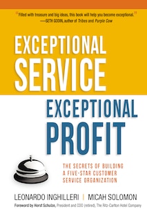 Front cover_Exceptional Service, Exceptional Profit