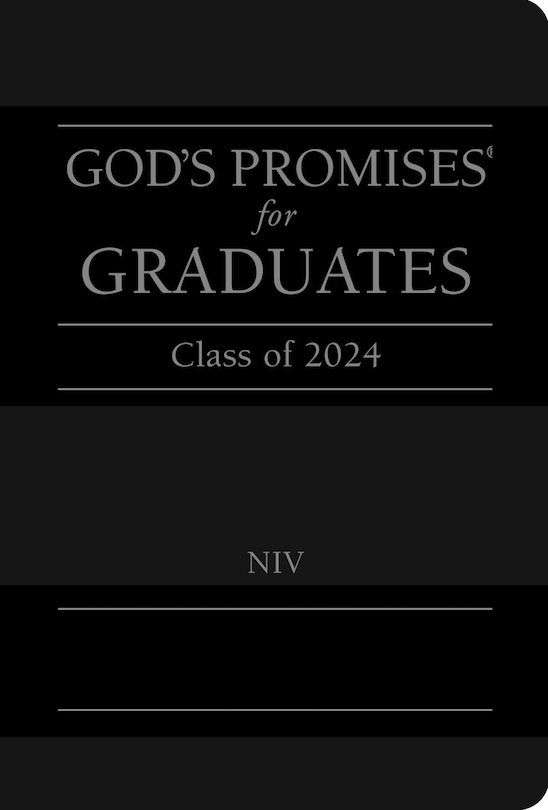 Couverture_God's Promises for Graduates: Class of 2024 - Black NIV