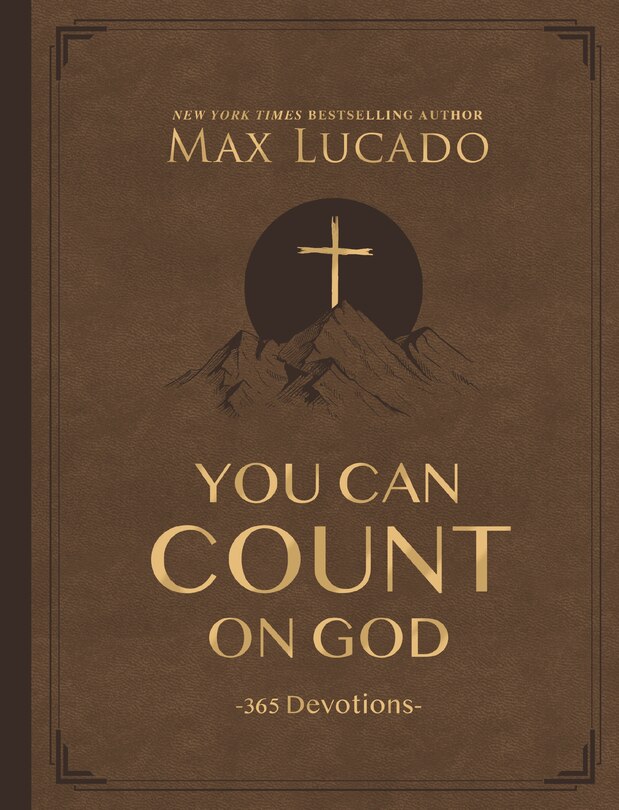 Front cover_You Can Count on God, Large Text Leathersoft