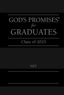 Couverture_God's Promises for Graduates: Class of 2025 - Black NIV