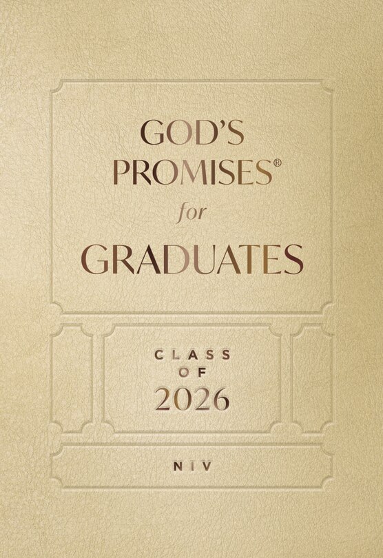 Couverture_God's Promises for Graduates: Class of 2026 - Gold NIV