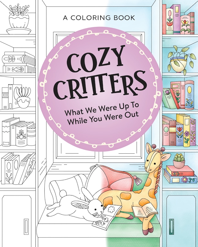 Front cover_Cozy Critters Coloring Book