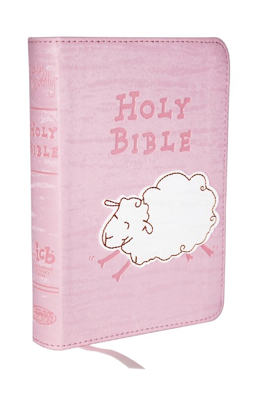 Front cover_Icb, Really Woolly Holy Bible, Leathersoft, Pink
