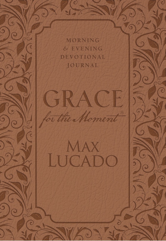 Front cover_Grace for the Moment: Morning and Evening Devotional Journal, Hardcover