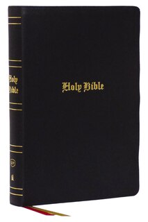 Front cover_KJV Holy Bible: Super Giant Print with 43,000 Cross References, Black Genuine Leather, Red Letter, Comfort Print (Thumb Indexed): King James Version