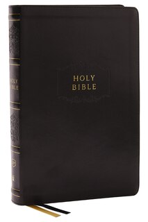 Front cover_KJV Holy Bible with 73,000 Center-Column Cross References, Black Leathersoft, Red Letter, Comfort Print: King James Version