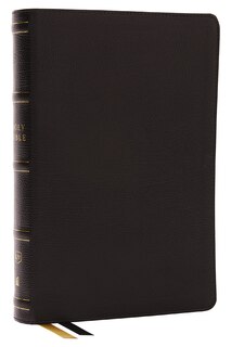 Front cover_KJV Holy Bible with 73,000 Center-Column Cross References, Black Genuine Leather, Red Letter, Comfort Print (Thumb Indexed): King James Version