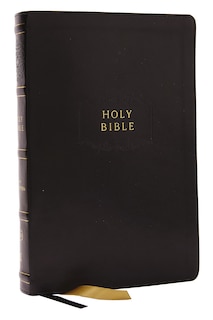 Front cover_KJV Holy Bible with Apocrypha and 73,000 Center-Column Cross References, Black Leathersoft, Red Letter, Comfort Print (Thumb Indexed): King James Version