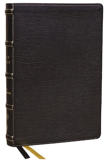 Front cover_KJV Holy Bible with Apocrypha and 73,000 Center-Column Cross References, Black Genuine Leather, Red Letter, Comfort Print: King James Version