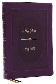 Front cover_KJV Holy Bible: Giant Print Thinline Bible, Purple Leathersoft, Red Letter, Comfort Print (Thumb Indexed): King James Version (Vintage Series)