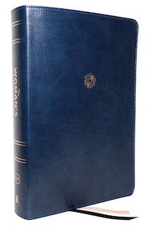 Front cover_KJV, The Woman's Study Bible, Blue Leathersoft, Red Letter, Full-Color Edition, Comfort Print