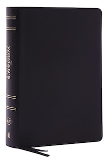 Front cover_KJV, The Woman's Study Bible, Black Genuine Leather, Red Letter, Full-Color Edition, Comfort Print