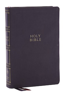 Front cover_KJV Holy Bible: Compact Bible with 43,000 Center-Column Cross References, Gray Leathersoft, Red Letter, Comfort Print: King James Version