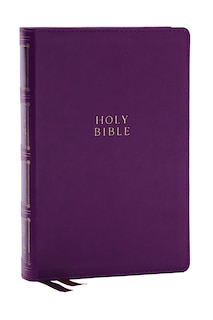 Front cover_KJV Holy Bible: Compact Bible with 43,000 Center-Column Cross References, Purple Leathersoft, Red Letter, Comfort Print: King James Version