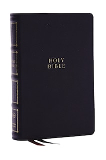 Front cover_KJV Holy Bible: Compact Bible with 43,000 Center-Column Cross References, Black Genuine Leather, Red Letter, Comfort Print: King James Version