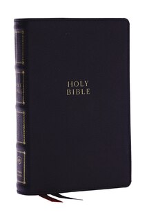 Front cover_KJV Holy Bible: Compact Bible with 43,000 Center-Column Cross References, Black Genuine Leather, Red Letter, Comfort Print (Thumb Indexing): King James Version