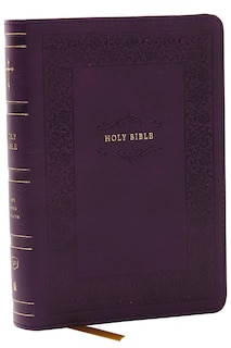 Front cover_KJV Holy Bible: Compact with 43,000 Cross References, Purple Leathersoft, Red Letter, Comfort Print: King James Version