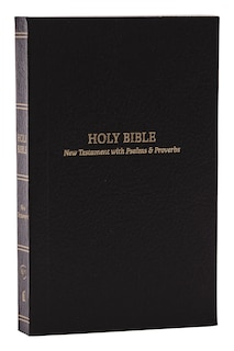 Couverture_KJV Holy Bible: Pocket New Testament with Psalms and Proverbs, Black Softcover, Red Letter, Comfort Print: King James Version