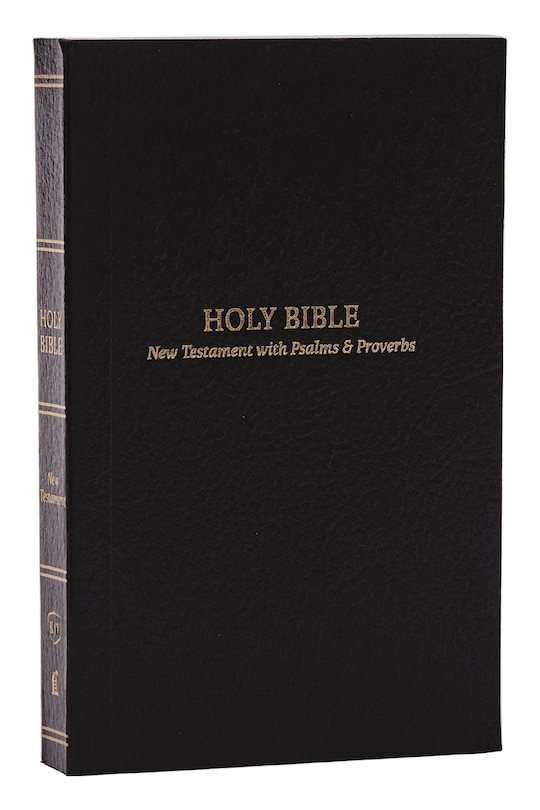 Couverture_KJV Holy Bible: Pocket New Testament with Psalms and Proverbs, Black Softcover, Red Letter, Comfort Print: King James Version
