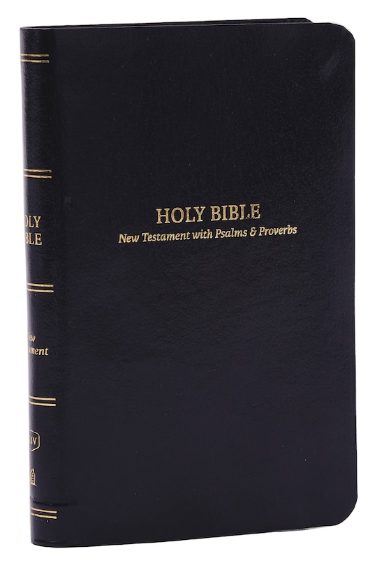 Couverture_KJV Holy Bible: Pocket New Testament with Psalms and Proverbs, Black Leatherflex, Red Letter, Comfort Print: King James Version