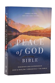 Front cover_Peace of God Bible: Discover and Experience God's Shalom Throughout the Bible (NKJV, Softcover, Red Letter, Comfort Print)
