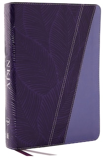 Front cover_NKJV Study Bible, Leathersoft, Purple, Full-Color, Comfort Print