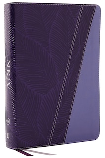 Couverture_NKJV Study Bible, Leathersoft, Purple, Full-Color, Thumb Indexed, Comfort Print