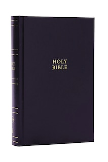 Front cover_NKJV Personal Size Large Print Bible with 43,000 Cross References, Black Hardcover, Red Letter, Comfort Print