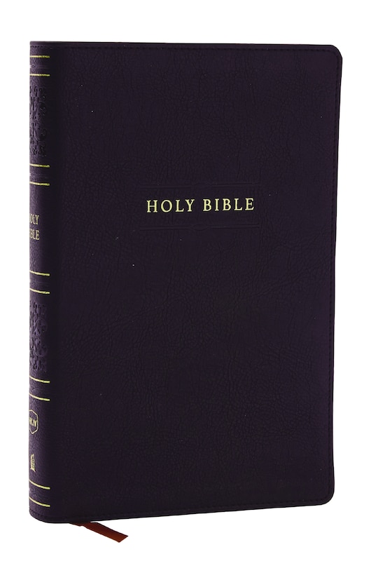 Front cover_NKJV Personal Size Large Print Bible with 43,000 Cross References, Black Leathersoft, Red Letter, Comfort Print
