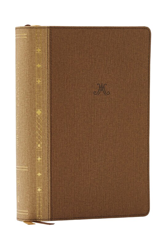 Front cover_Alexander Maclaren Study Bible: Encouragement and Insights for a Christ-Centered Life (NKJV, Brown Leathersoft, Comfort Print, Thumb Indexed)