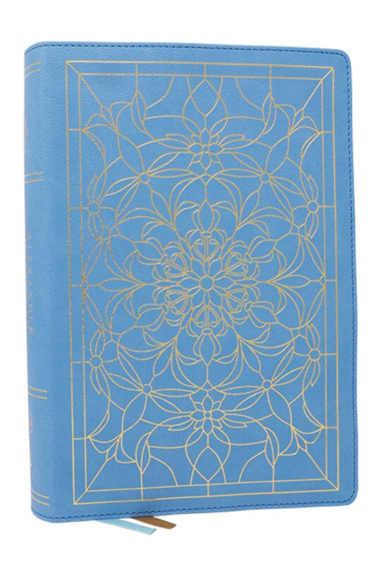 Front cover_Alexander Maclaren Study Bible: Encouragement and Insights for a Christ-Centered Life (NKJV, Blue Leathersoft, Comfort Print)