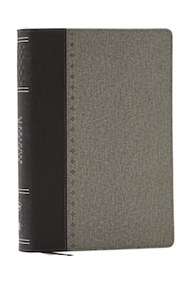 Couverture_Alexander Maclaren Study Bible: Encouragement and Insights for a Christ-Centered Life (NKJV, Black/Gray Leathersoft, Comfort Print, Thumb Indexed)