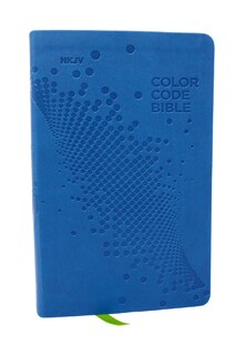 Front cover_NKJV, Color Code Bible for Kids, Blue Leathersoft, Comfort Print