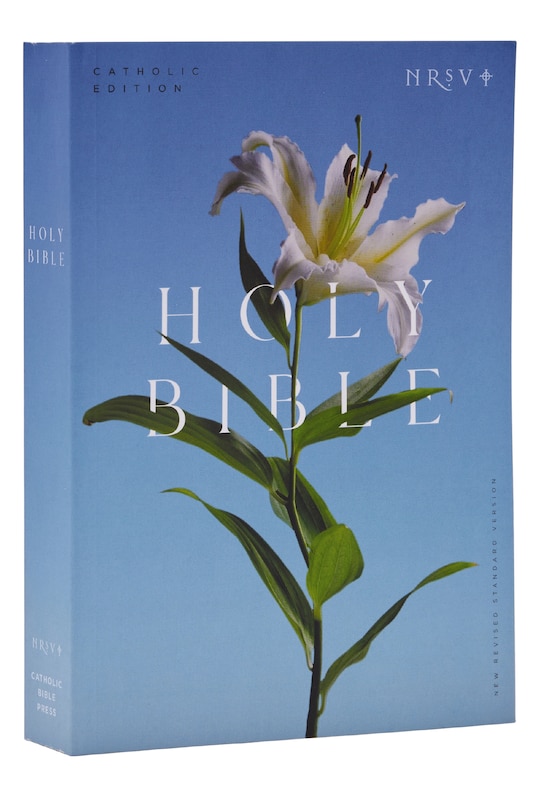 Couverture_NRSV Catholic Edition Bible, Easter Lily Paperback (Global Cover Series)