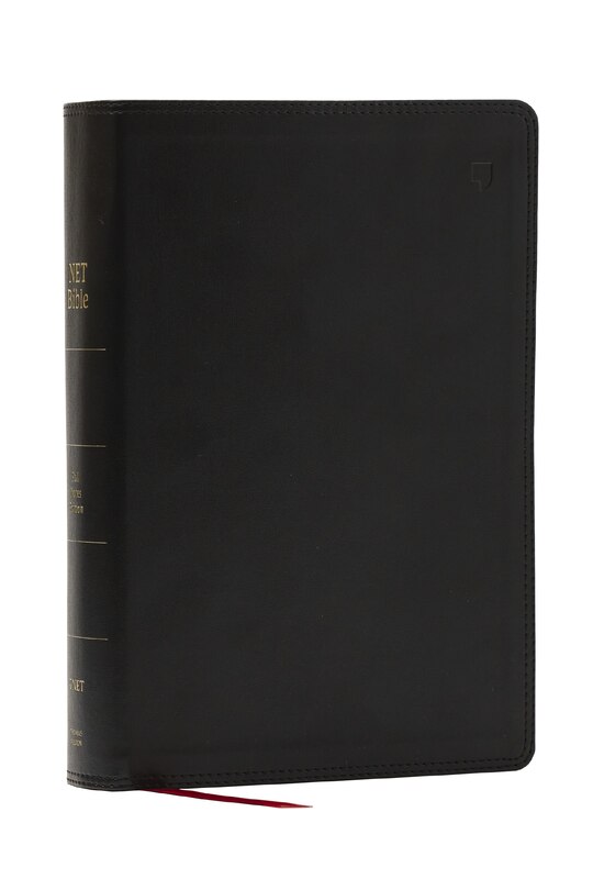 Front cover_NET Bible, Full Notes Edition (NET Black Leathersoft, Comfort Print, Thumb Indexed)