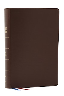 Front cover_NET Bible, Full Notes Edition (NET, Brown Genuine Leather, Comfort Print, Thumb Indexed)