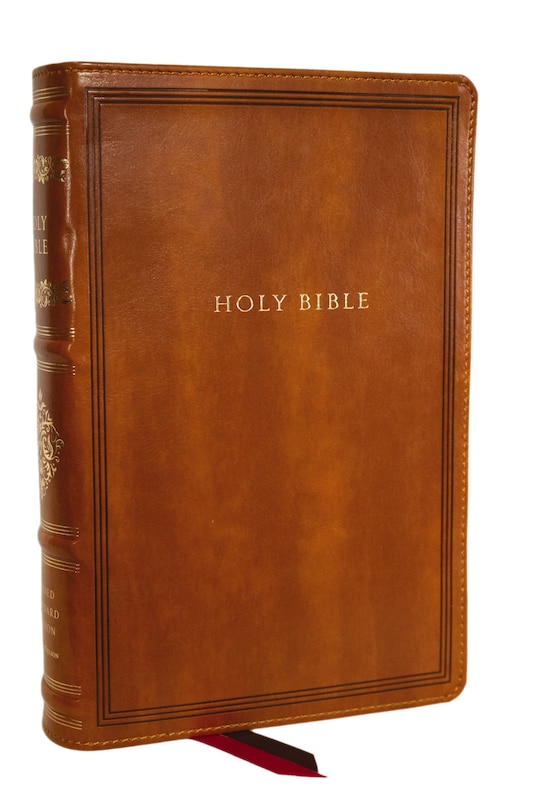 Couverture_RSV Personal Size Bible with Cross References, Brown Leathersoft, (Sovereign Collection)