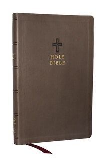 Couverture_KJV Holy Bible: Value Ultra Thinline, Charcoal Leathersoft, Red Letter, Comfort Print: King James Version