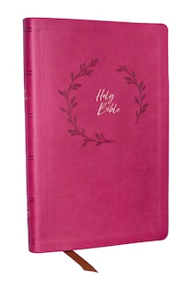 Couverture_KJV Holy Bible: Value Ultra Thinline, Pink Leathersoft, Red Letter, Comfort Print: King James Version