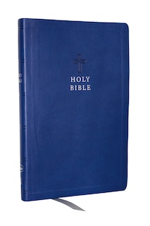Front cover_KJV Holy Bible: Value Ultra Thinline, Blue Leathersoft, Red Letter, Comfort Print: King James Version