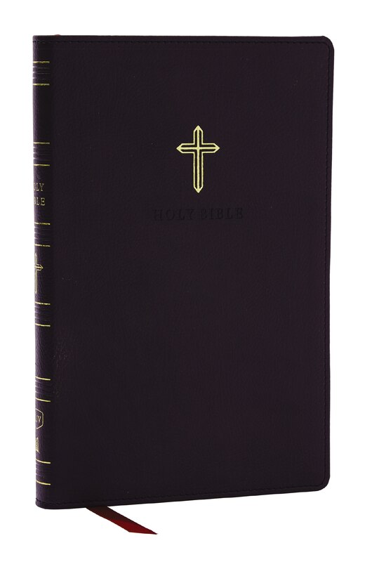 Couverture_KJV Holy Bible: Ultra Thinline, Black Leathersoft, Red Letter, Comfort Print: King James Version