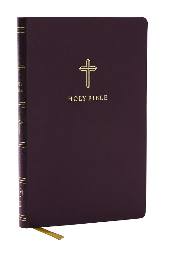 Front cover_KJV Holy Bible: Ultra Thinline, Burgundy Bonded Leather, Red Letter, Comfort Print: King James Version