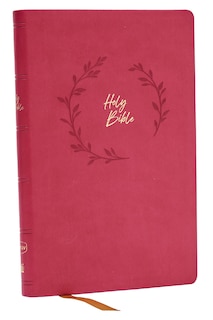 Couverture_NKJV Holy Bible, Value Ultra Thinline, Pink Leathersoft, Red Letter, Comfort Print