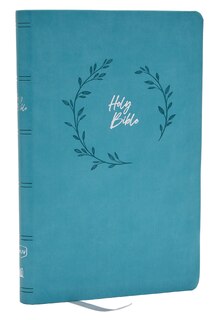 Front cover_NKJV Holy Bible, Value Ultra Thinline, Teal Leathersoft, Red Letter, Comfort Print
