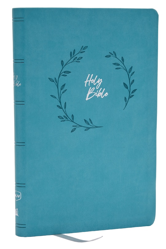 Front cover_NKJV Holy Bible, Value Ultra Thinline, Teal Leathersoft, Red Letter, Comfort Print